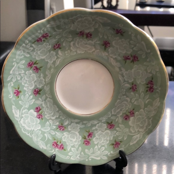 Royal Albert Other - Royal Albert True Love Bone China green Saucer